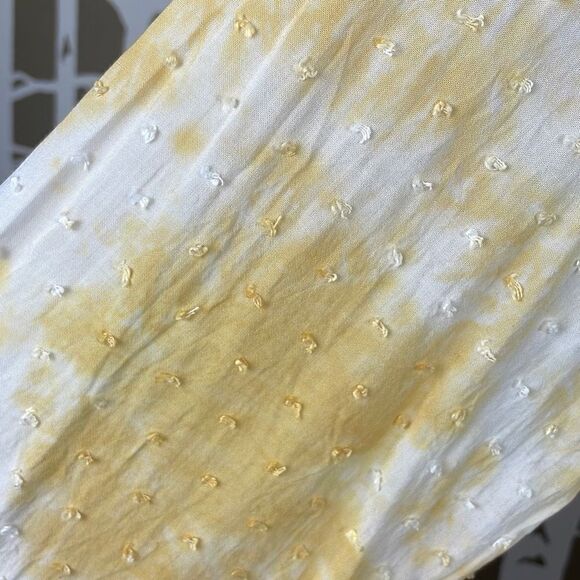 Peach Love Tie Dyed Swiss Dot Romper M - Picture 9 of 9